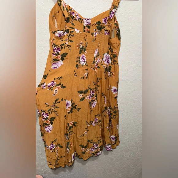 American Eagle Floral Button Up Mini Dress - Picture 6 of 10